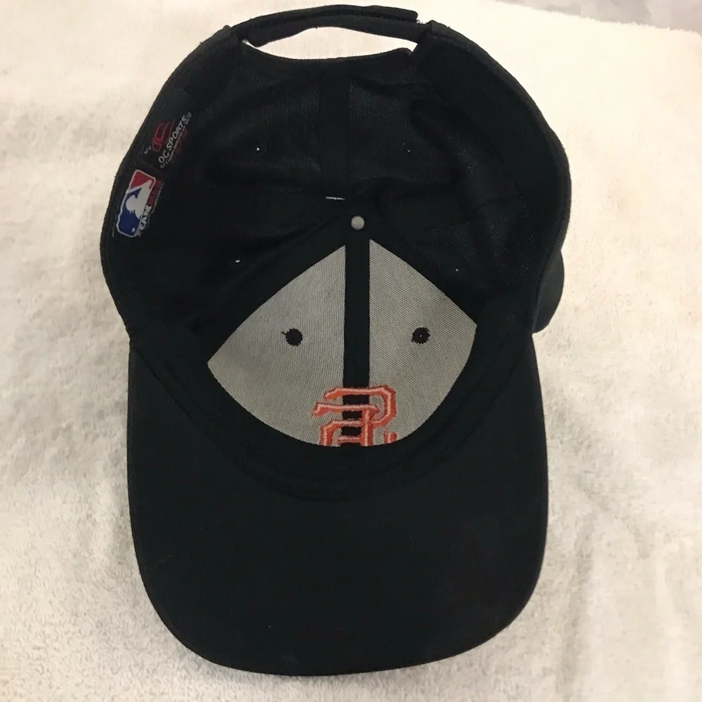 OC Sport's Kids MLB San Francisco Giants Adjustable Black & Orange Baseball Cap